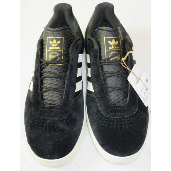 adidas Other - Adidas Men's Puig Suede Skate Soccer Shoes Black White Sizes IE3141 NIB